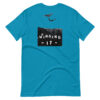 Winging it Unisex t-shirt (aqua)